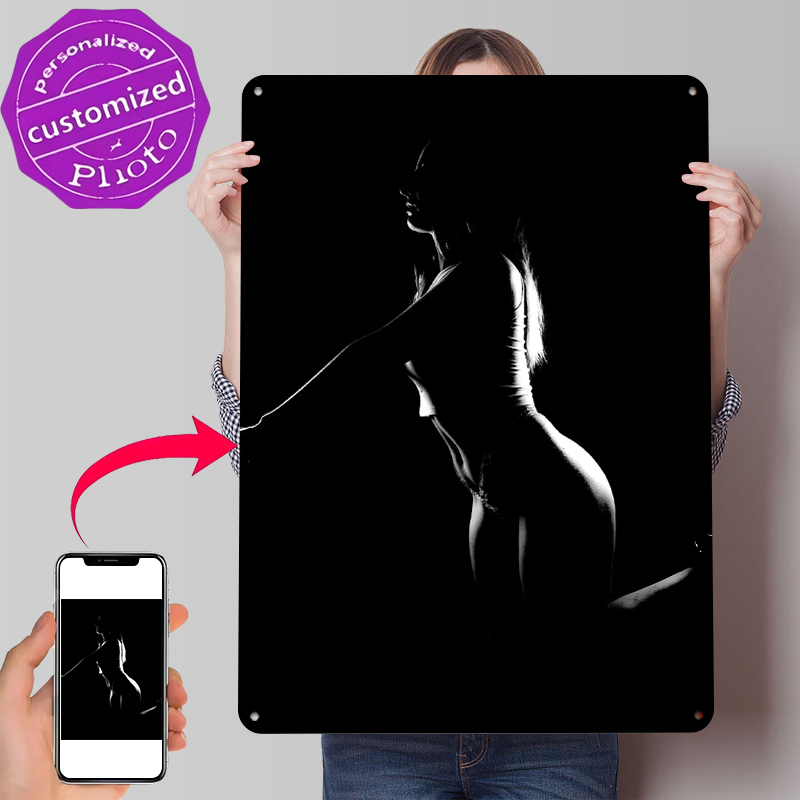 Silhouette of a Woman Metal Po - مراجعة Women Accessories Poster وسعره