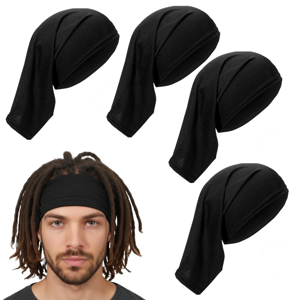 6pcs Dreadlock Cap Tube Bands  - مراجعة Hair Band Elastic وسعره