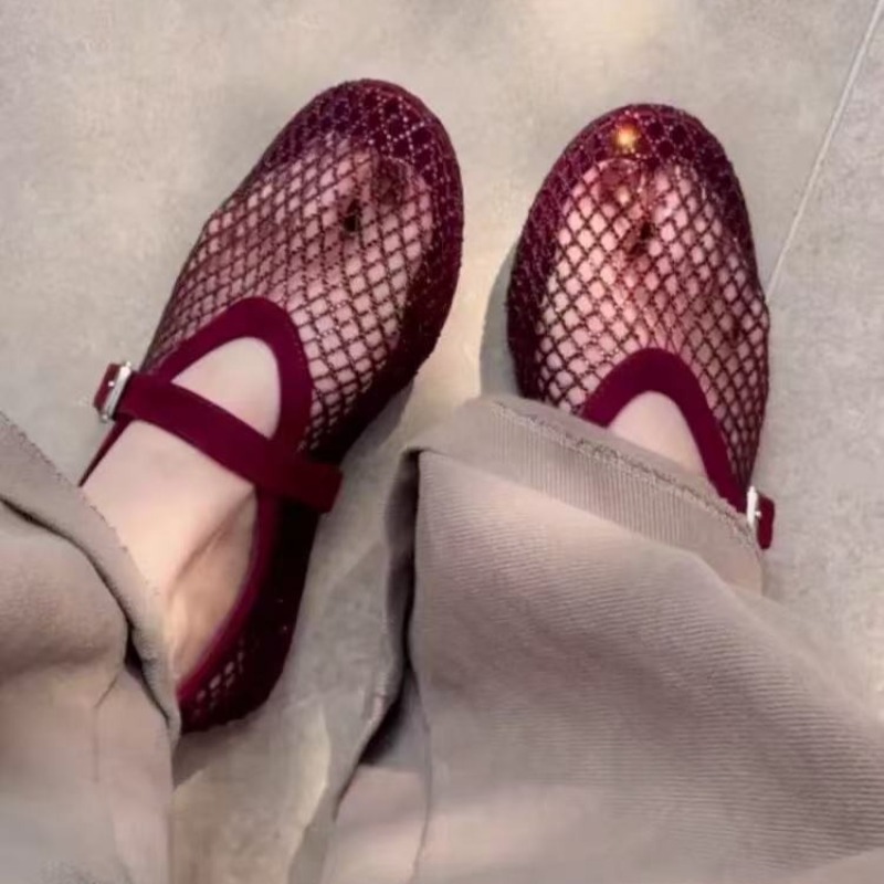 Hollow Rhinestone Baotou Sanda - مراجعة Women'S Shoes And Accessories وسعره