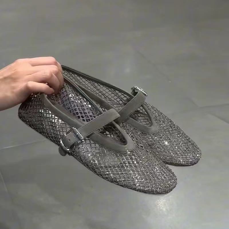 Hollow Rhinestone Baotou Sanda - مراجعة Women'S Shoes And Accessories وسعره