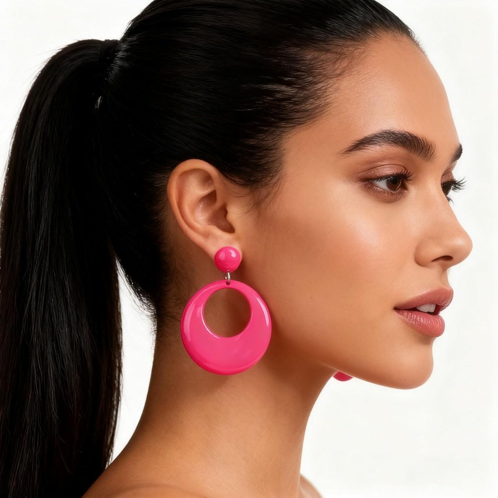2pcs 60s 70s Earrings for Wome - مراجعة Women'S Accessories In The 60S وسعره