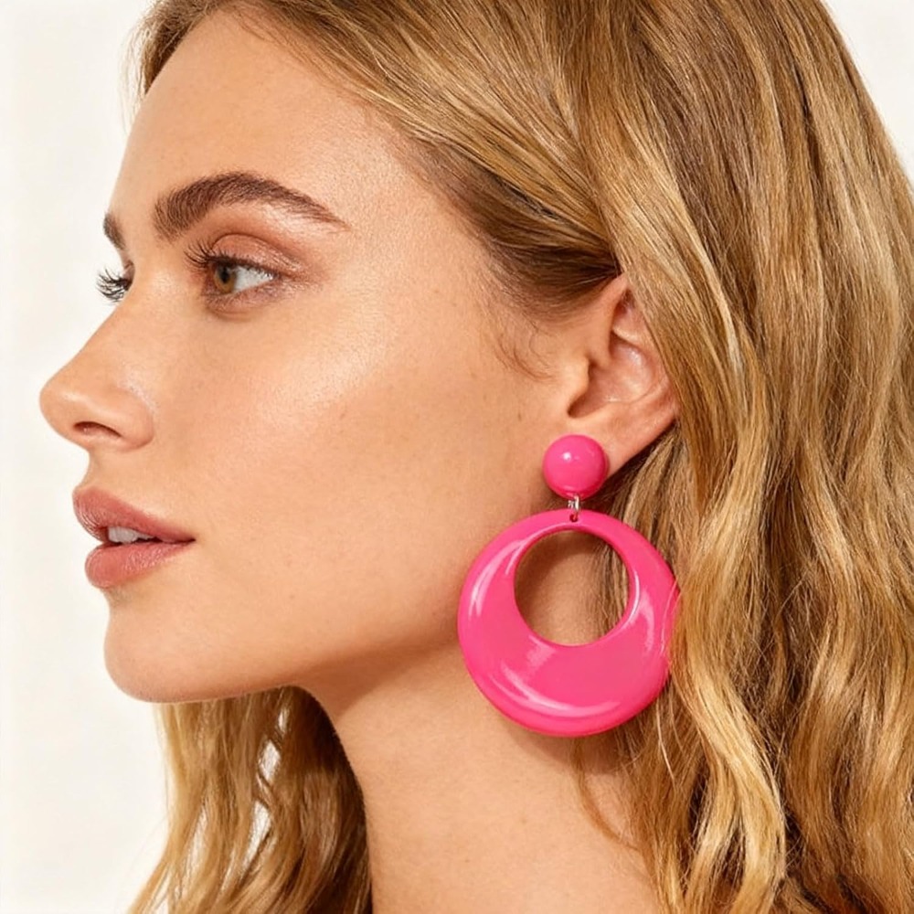 2pcs 60s 70s Earrings for Wome - مراجعة Women'S Accessories In The 60S وسعره