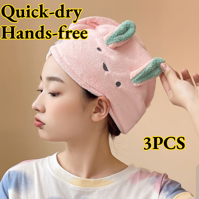 Hair Towel Cartoon Cute Absorb - مراجعة Hair Band Elastic وسعره