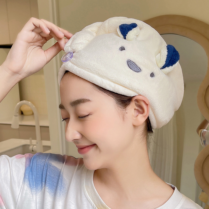 Hair Towel Cartoon Cute Absorb - مراجعة Hair Band Elastic وسعره