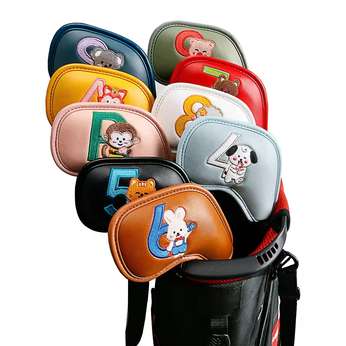 9Pcs Cute Cartoon Animal Golf  - مراجعة Women'S Golf Accessories وسعره