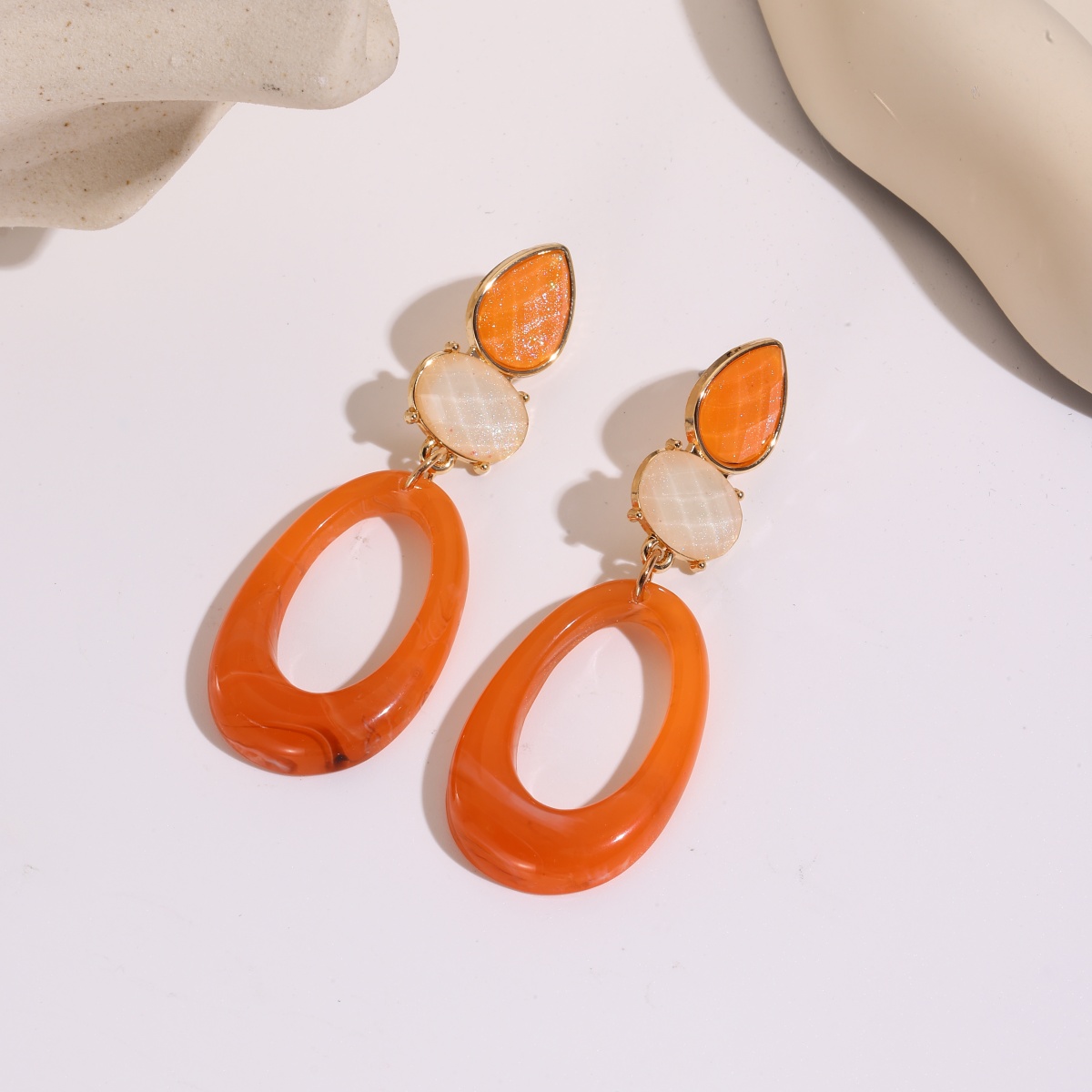 Long Patchwork Earrings with a - مراجعة Women'S Accessories Categories وسعره