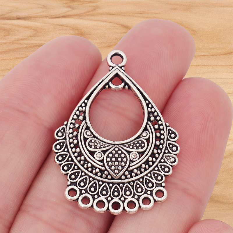10 Pieces Tibetan Silver Bohem - مراجعة Tassel Earrings Boho وسعره