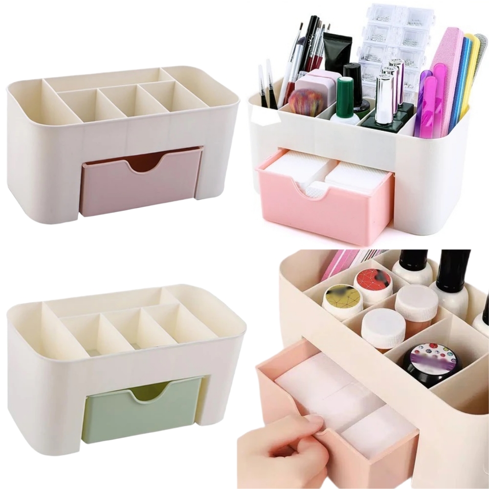 Nail Art Organizer Desktop Dra - مراجعة Women Accessories Organizer وسعره