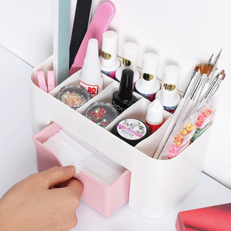 Nail Art Organizer Desktop Dra - مراجعة Women Accessories Organizer وسعره