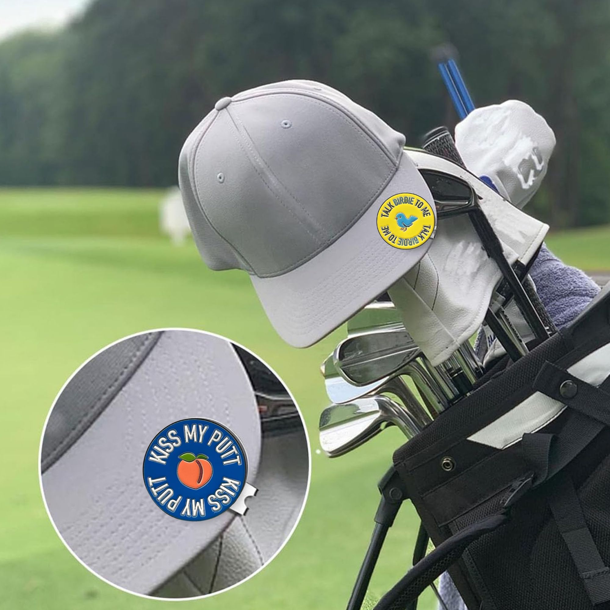 2 counts golf markers Talk Bir - مراجعة Women'S Golf Accessories وسعره