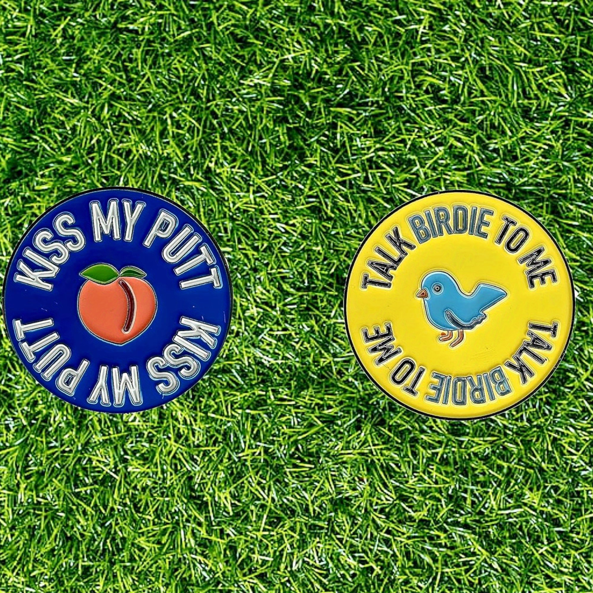 2 counts golf markers Talk Bir - مراجعة Women'S Golf Accessories وسعره