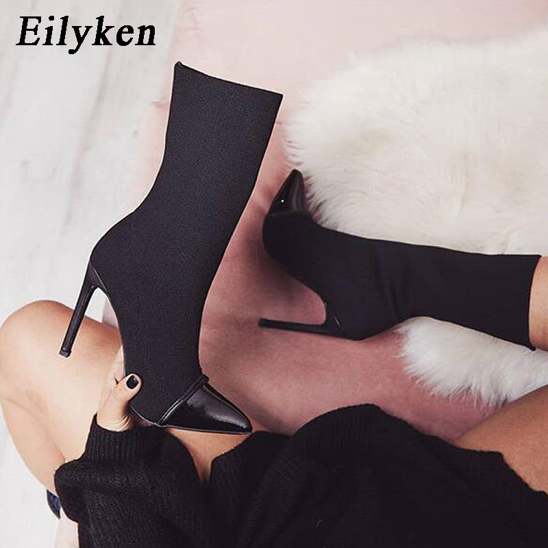 Eilyken Stretch Fabric Short A - مراجعة Women'S Ankle Accessories وسعره