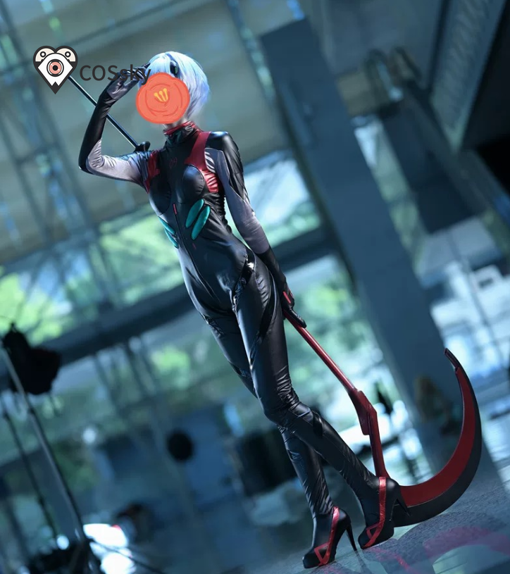 Ayanami Rei  sexy black leathe - مراجعة Women Accessories Set وسعره