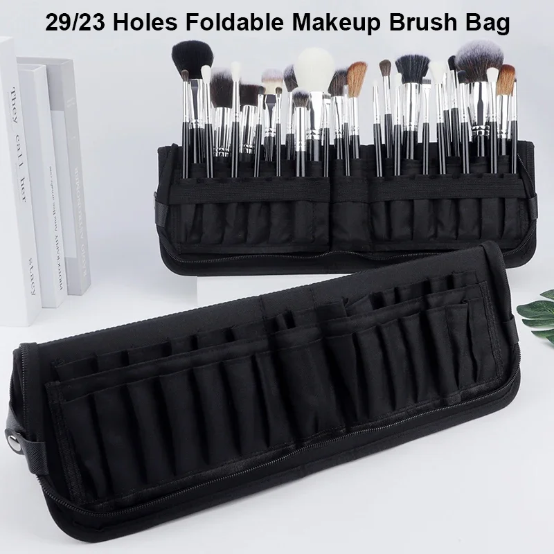 29/23 Holes Foldable Makeup Br - مراجعة Women Accessories Organizer وسعره