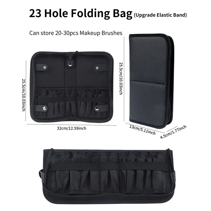 29/23 Holes Foldable Makeup Br - مراجعة Women Accessories Organizer وسعره
