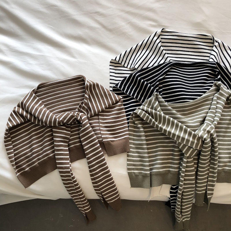 Women New Striped Knitted Smal - مراجعة Women'S Accessories Go Outdoors وسعره