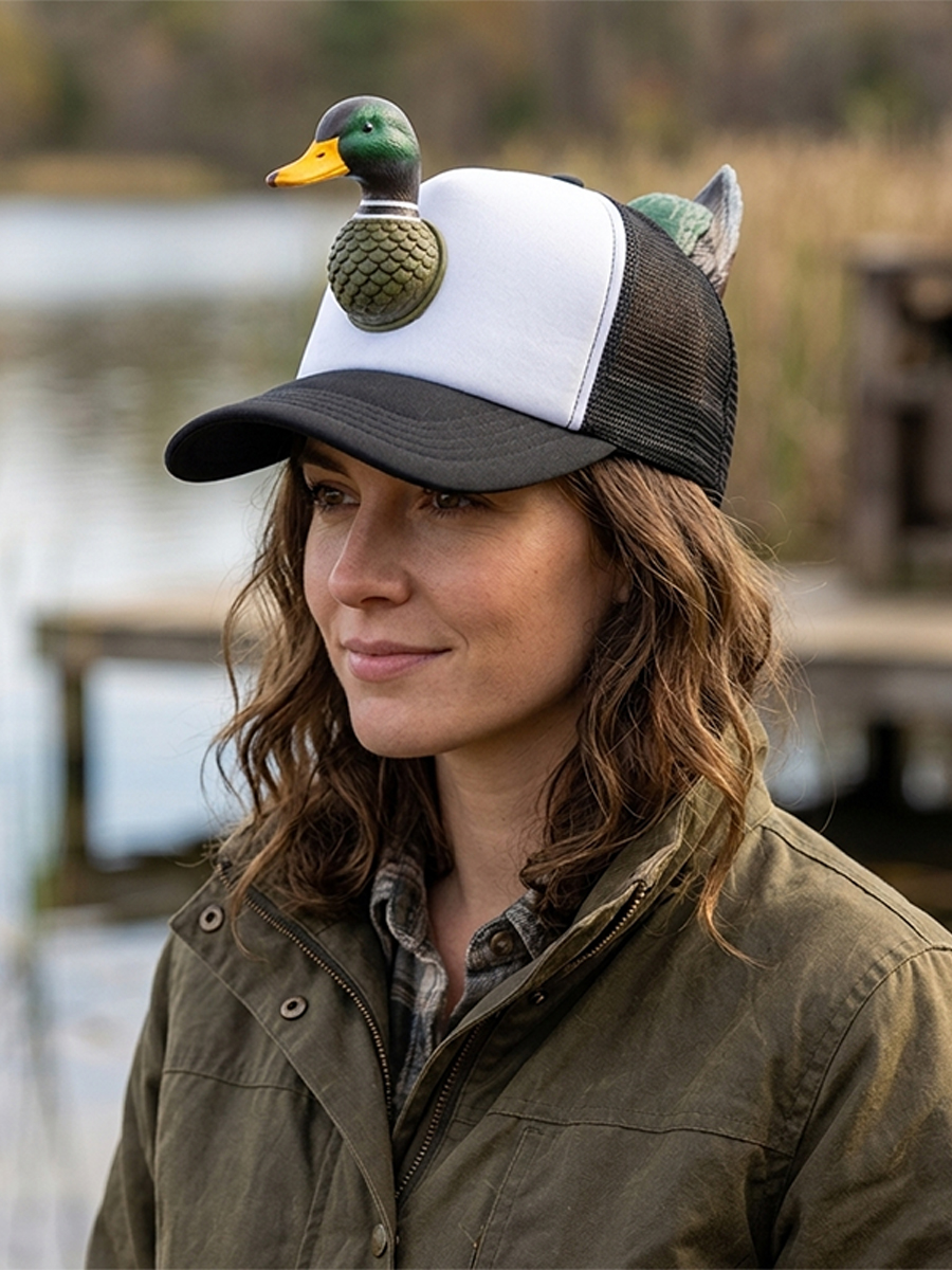 Creative Wild Duck Trucker Hat - مراجعة Women'S Accessories Go Outdoors وسعره