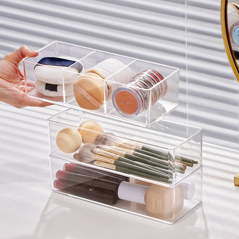 Acrylic Cosmetics Storage Box  - مراجعة Women Accessories Organizer وسعره