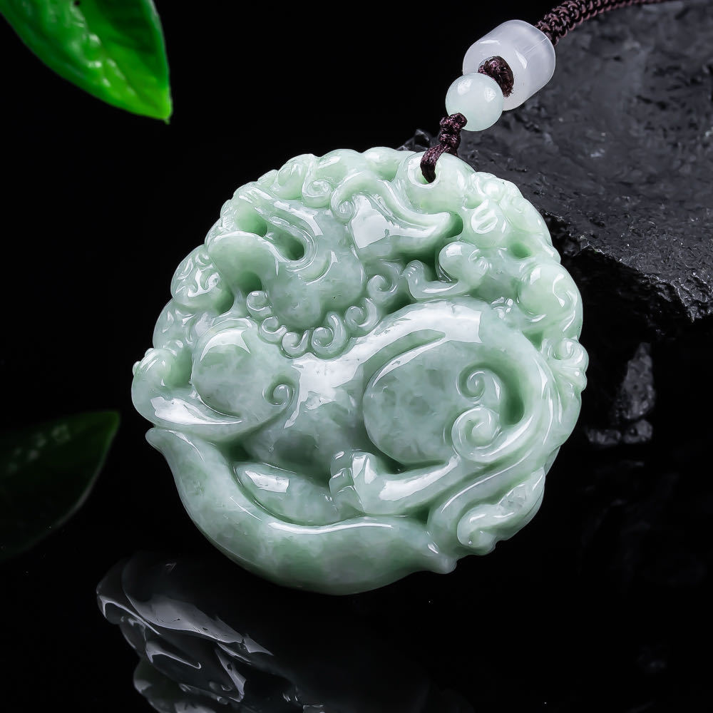 Natural Myanmar Jadeite Pixiu  - مراجعة Women Accessories To Gift وسعره