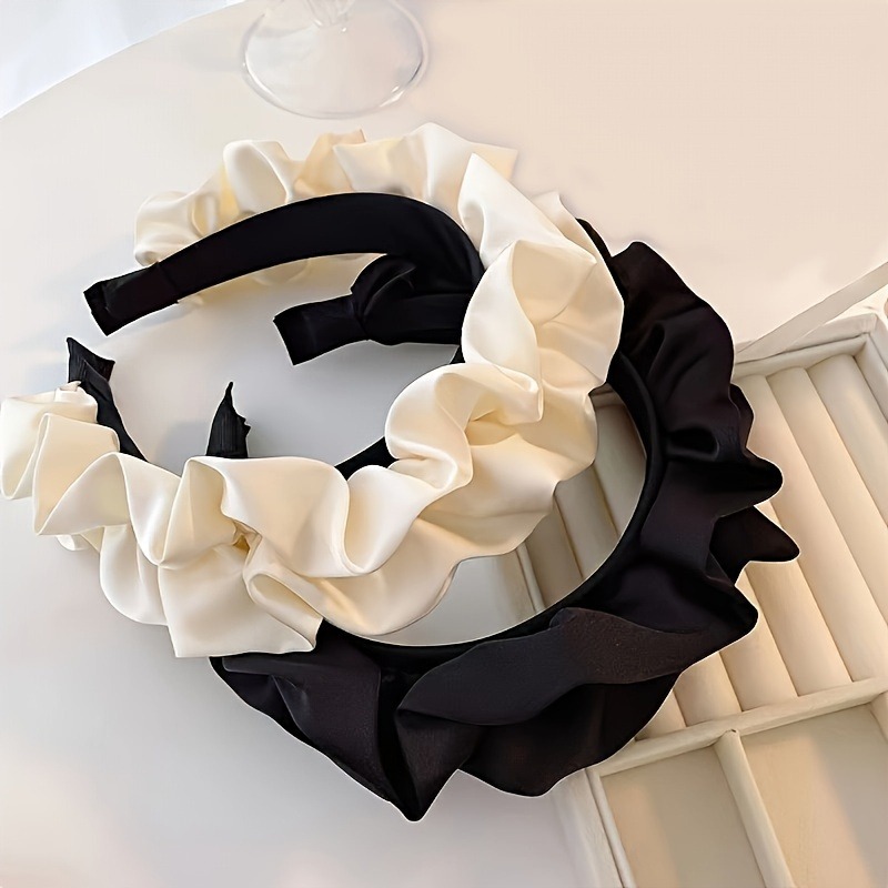 1Pcs high cranial top pleated  - مراجعة Women'S Accessories Go Outdoors وسعره