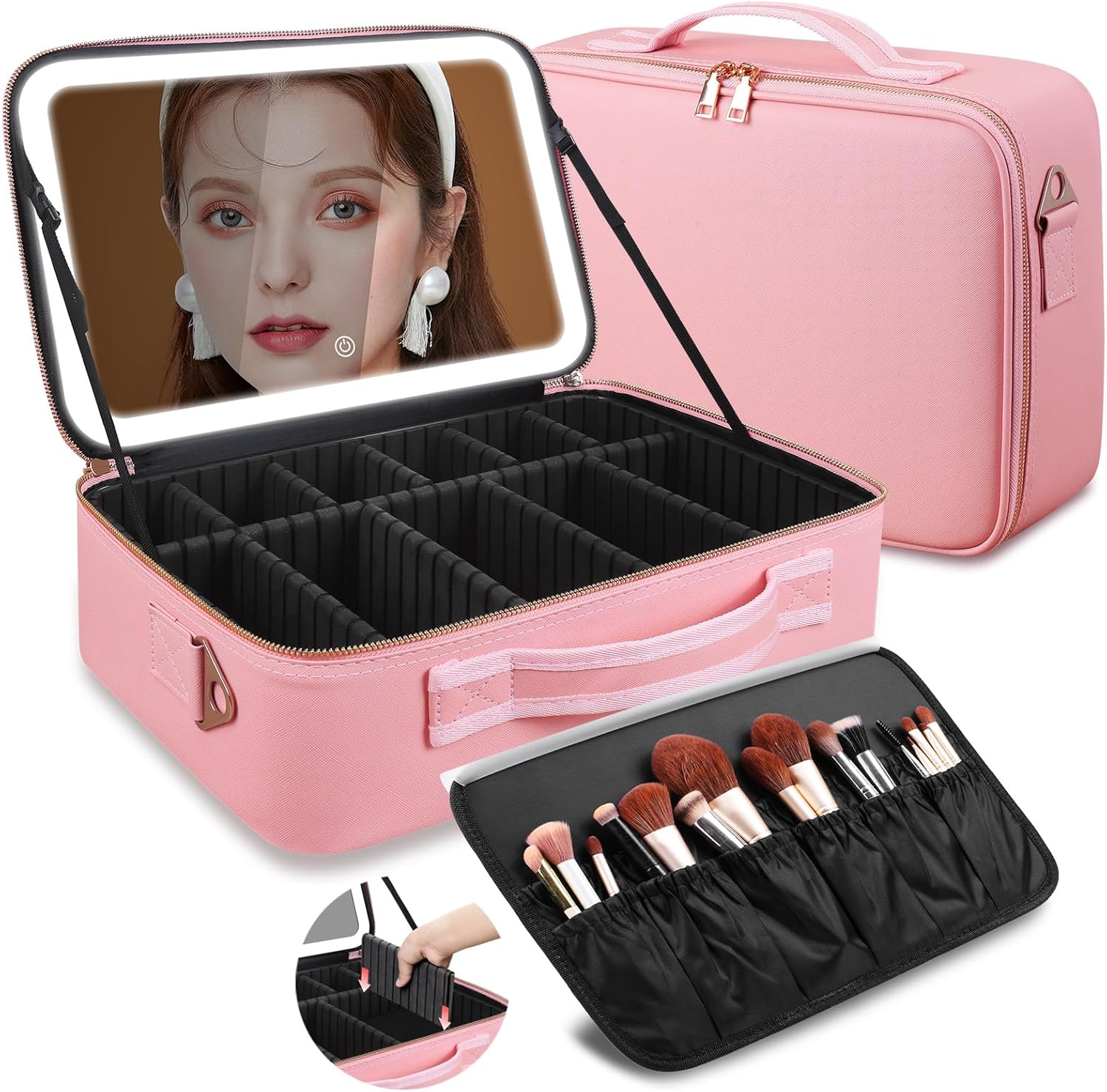 Large Capacity Makeup Bag 15'' - مراجعة Women Accessories Organizer وسعره