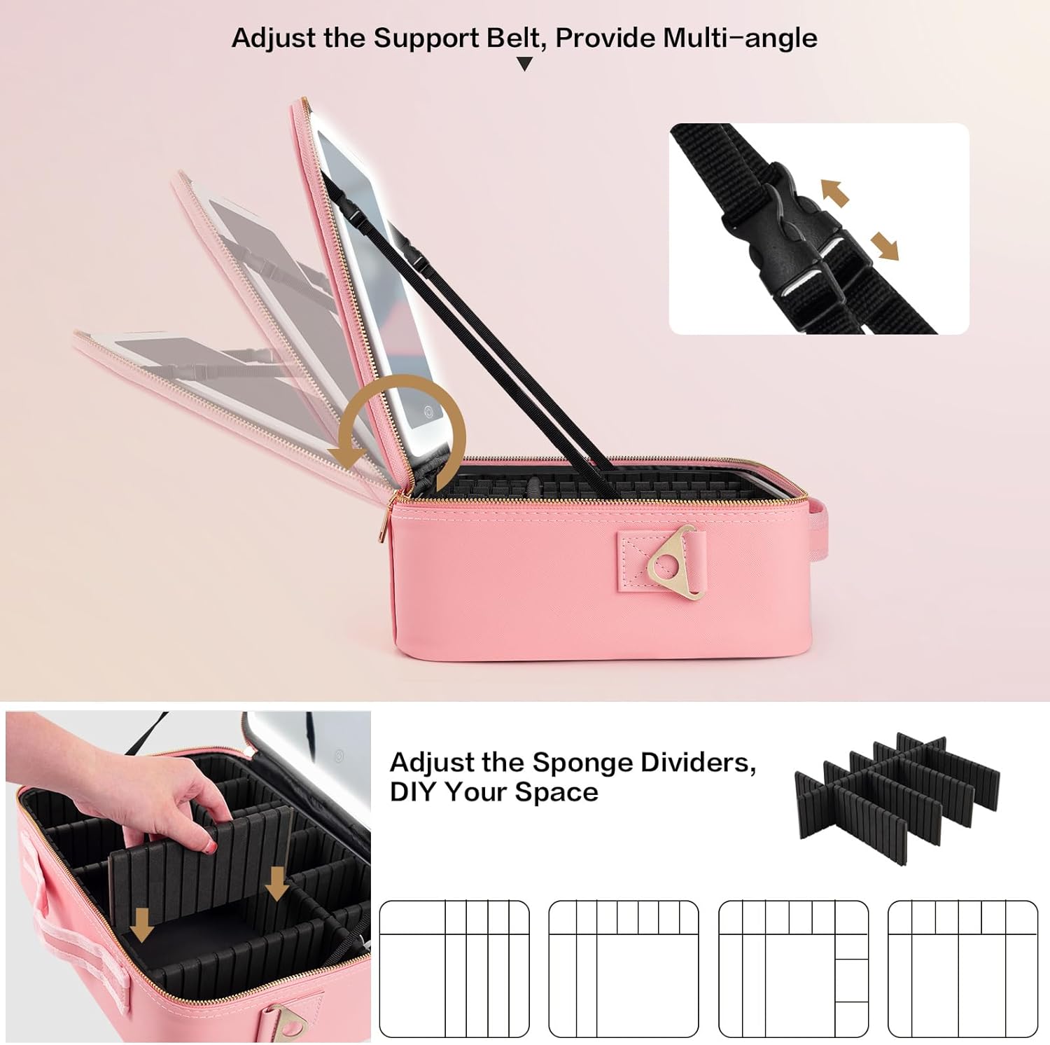 Large Capacity Makeup Bag 15'' - مراجعة Women Accessories Organizer وسعره