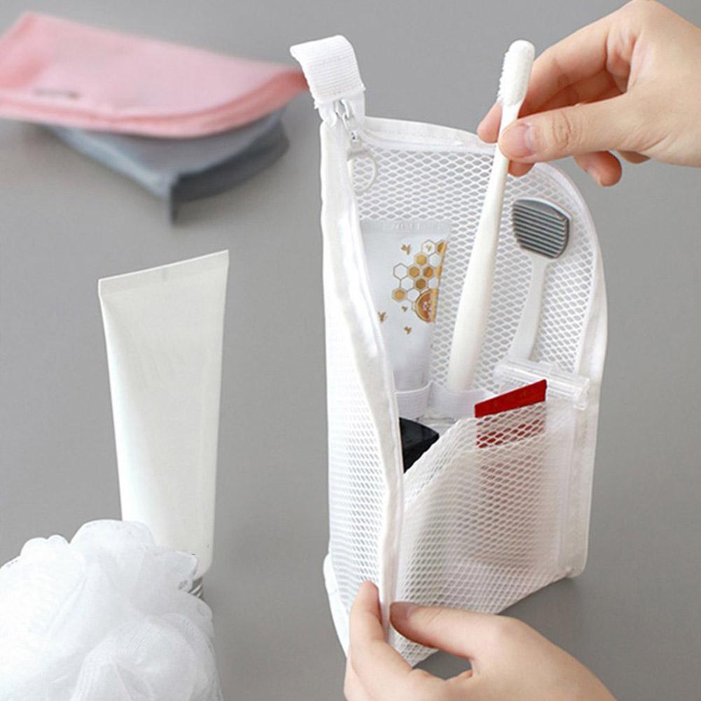 Mesh Travel Toiletry Bag Porta - مراجعة Women Accessories Organizer وسعره