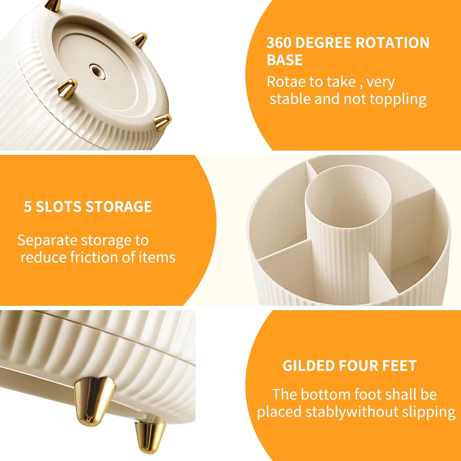 360° Rotating Makeup Cosmetic  - مراجعة Women Accessories Organizer وسعره